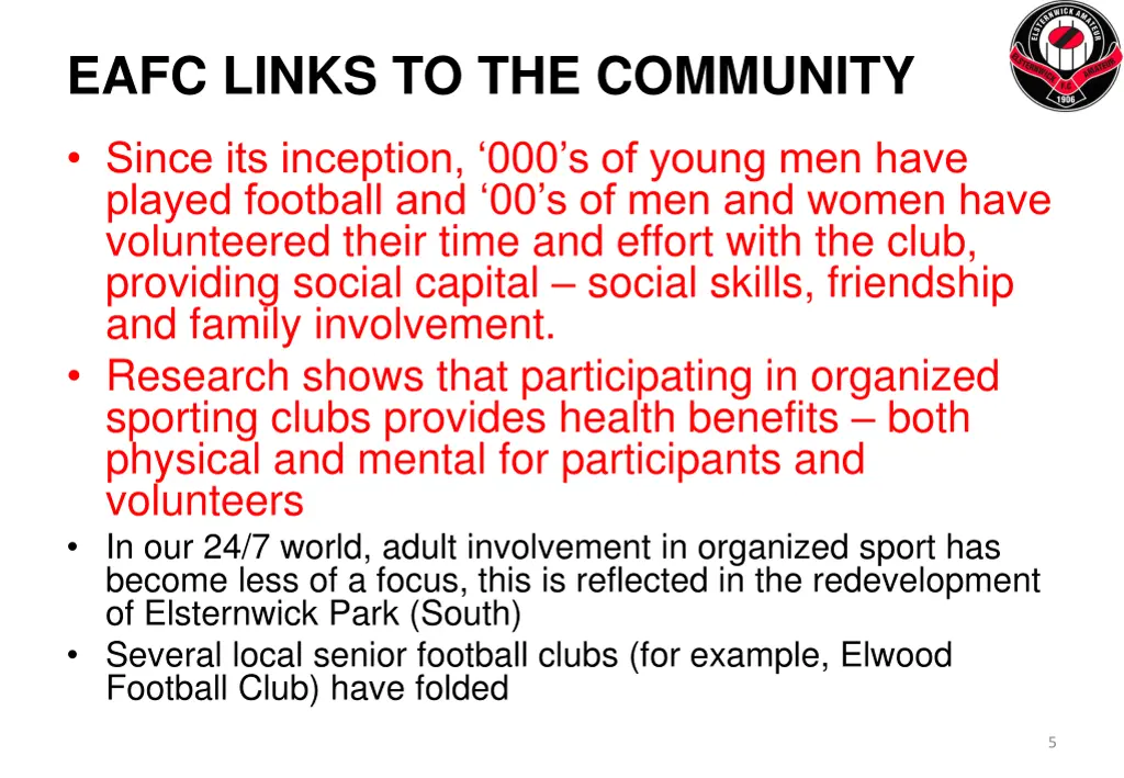 eafc links to the community