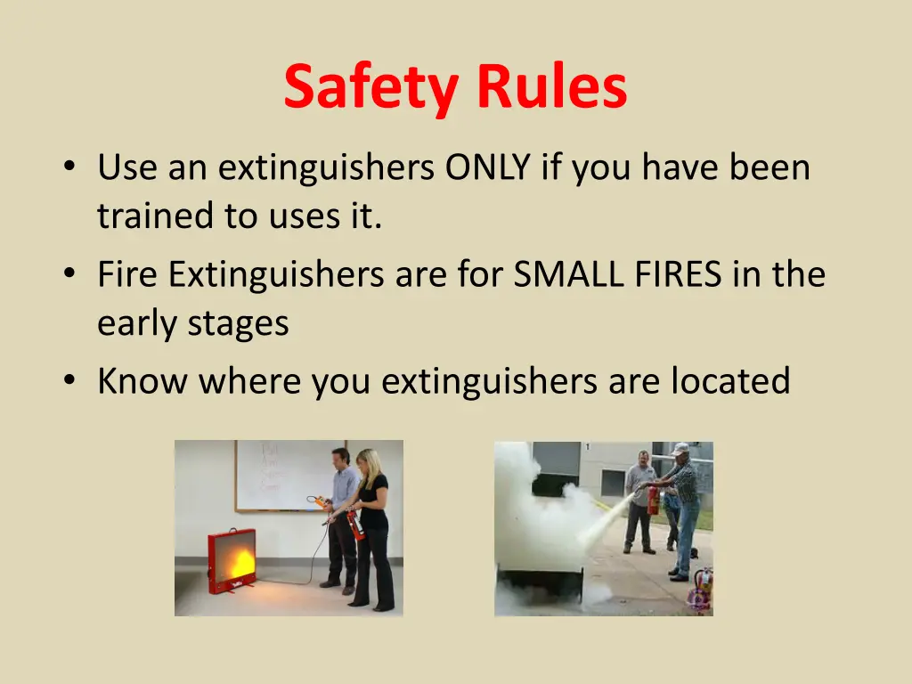 safety rules