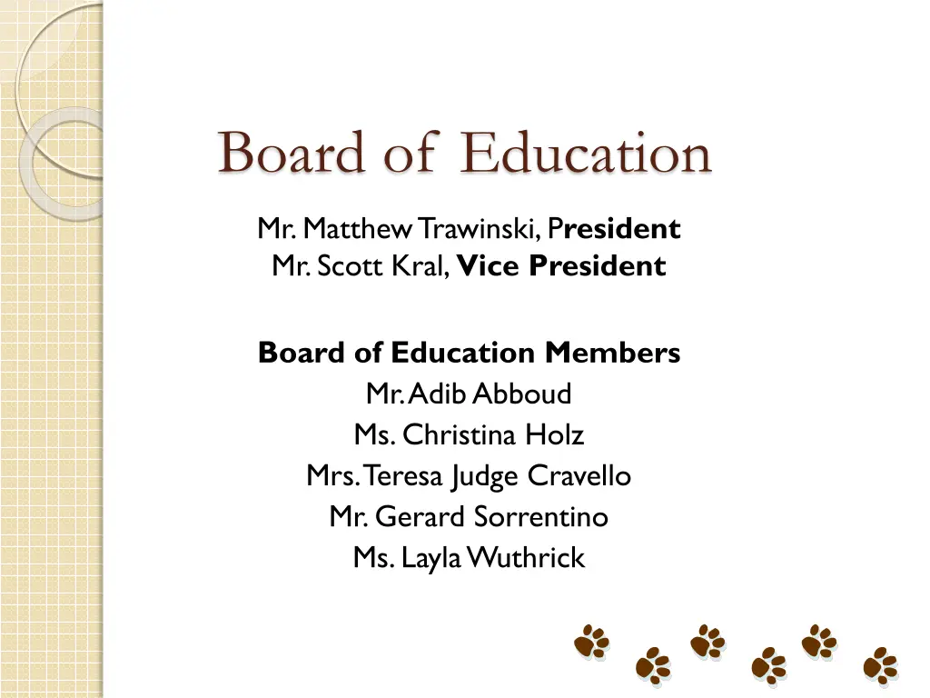 board of education