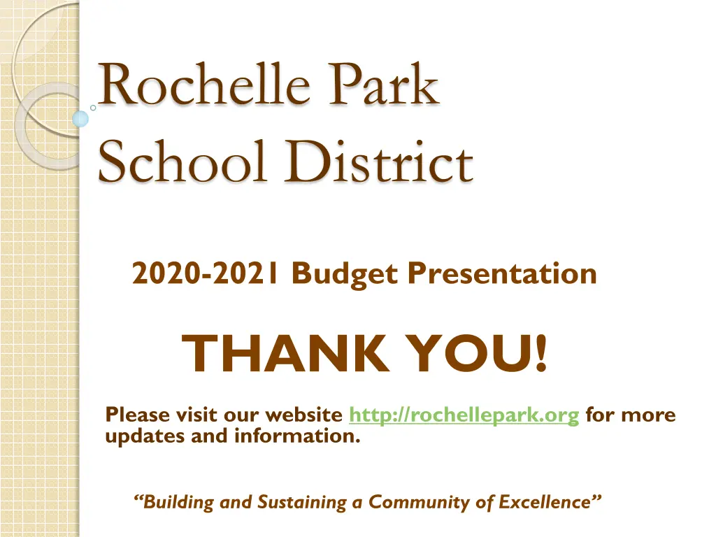 rochelle park school district 1