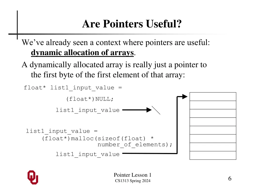 are pointers useful