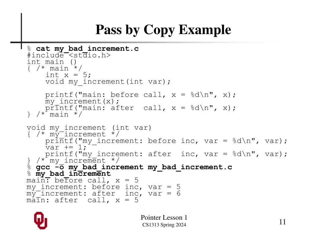 pass by copy example