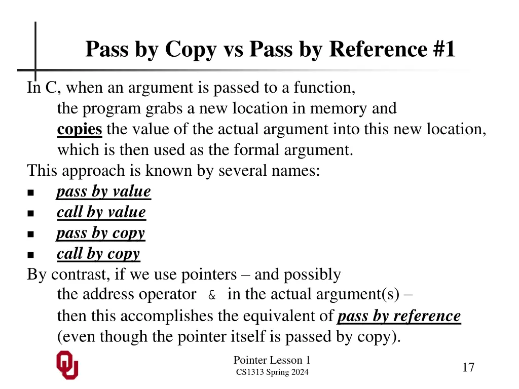 pass by copy vs pass by reference 1