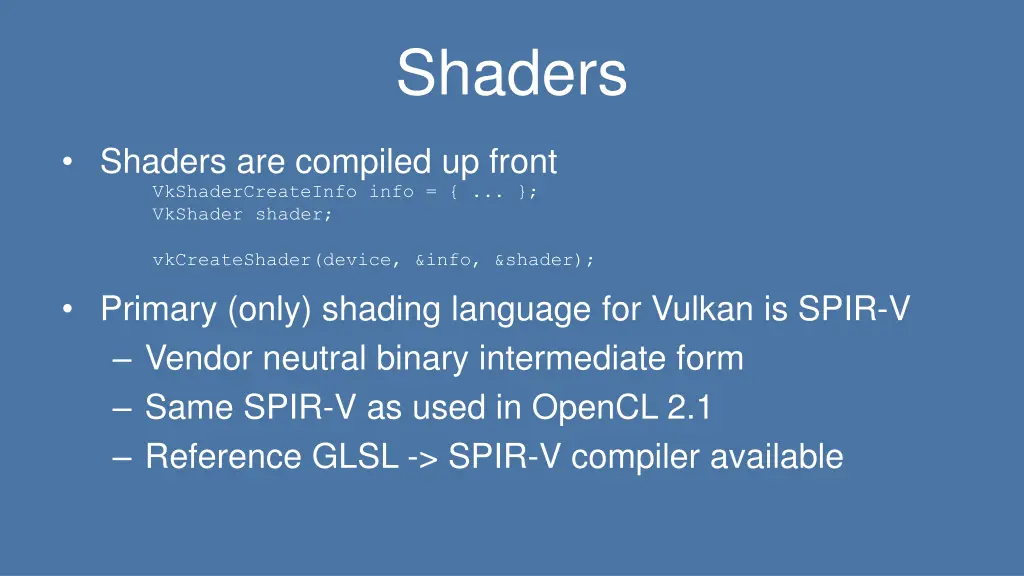 shaders