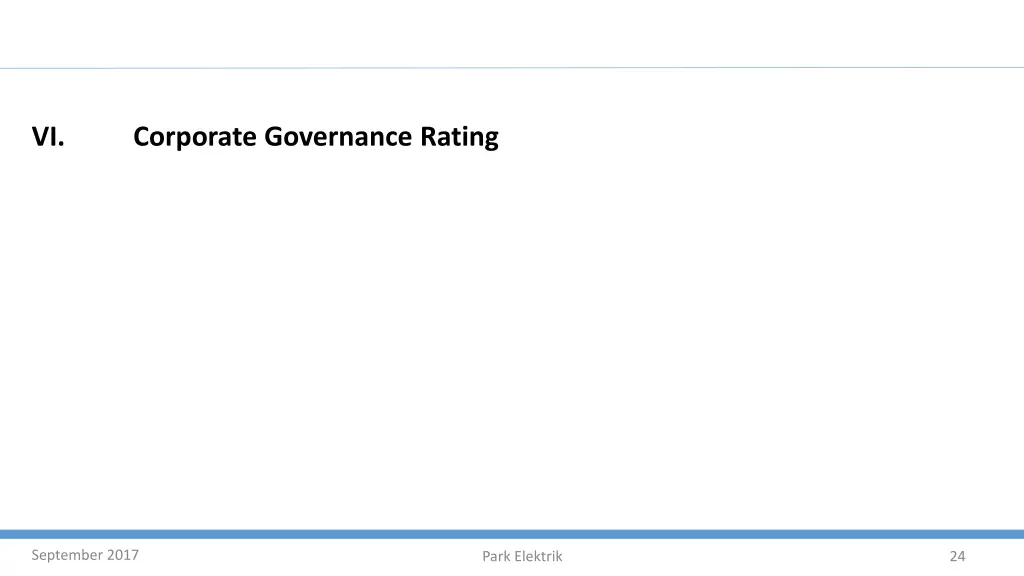 corporate governance rating