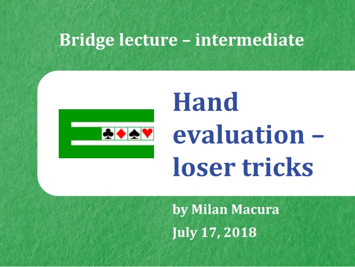 bridge lecture intermediate