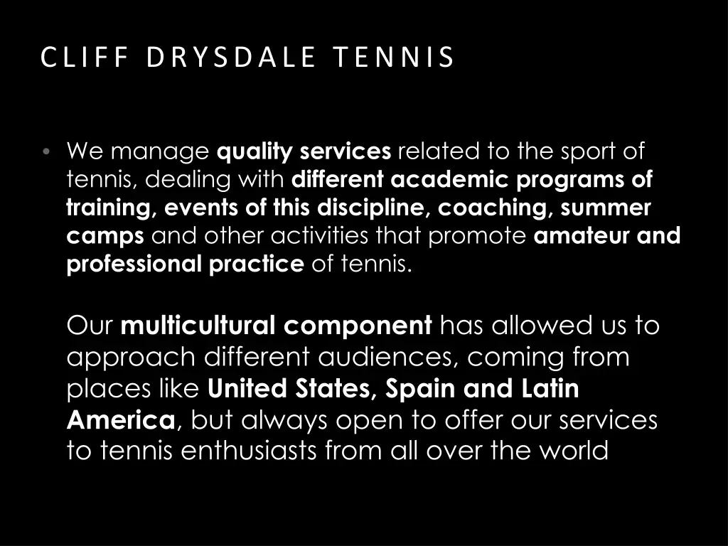 cliff drysdale tennis