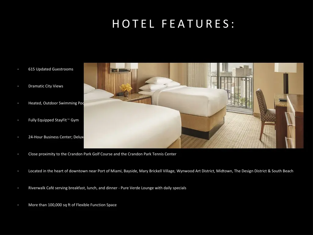 hotel features