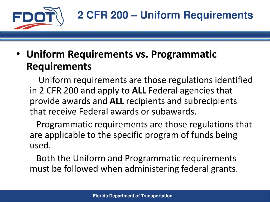 2 cfr 200 uniform requirements