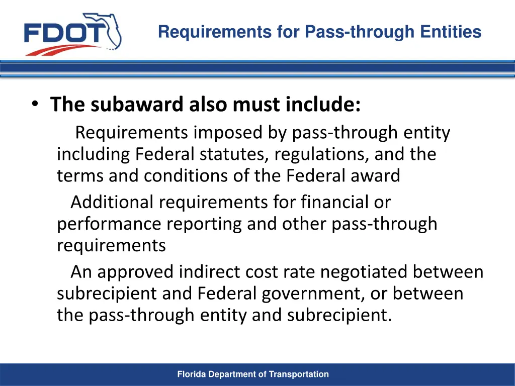 requirements for pass through entities 1