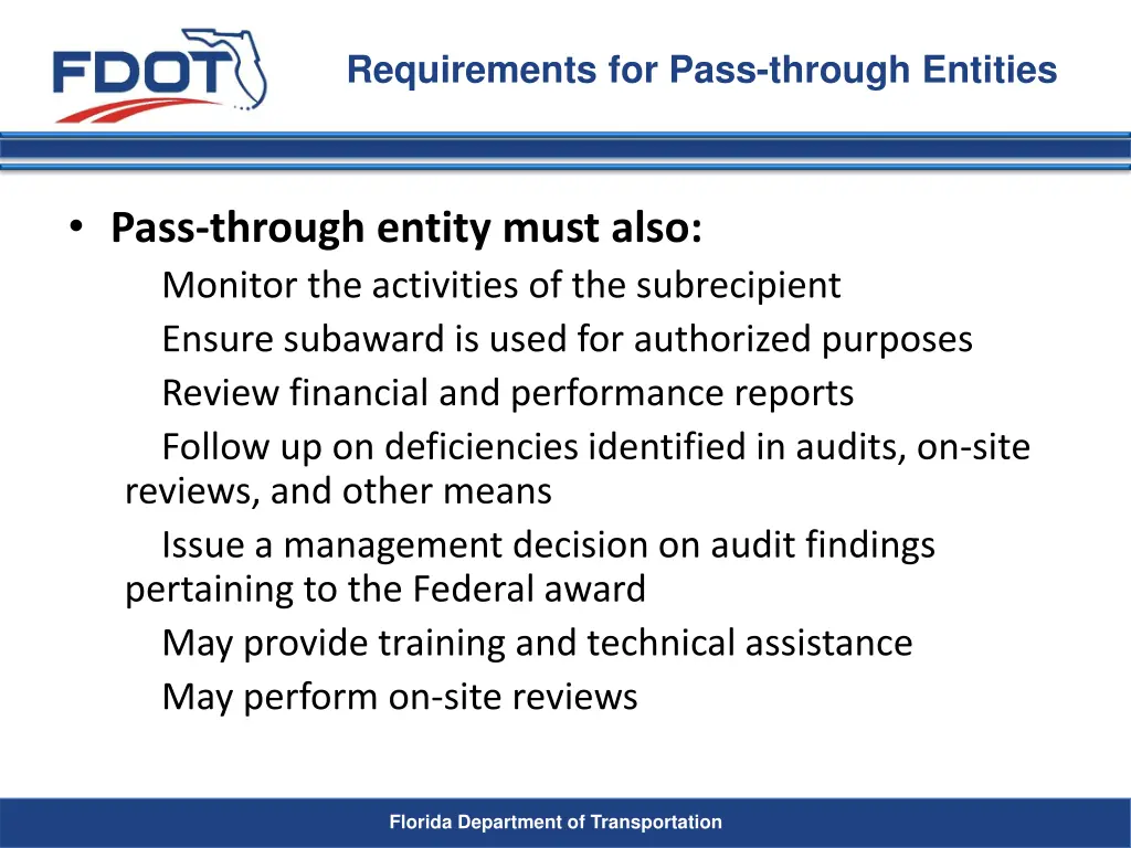 requirements for pass through entities 4