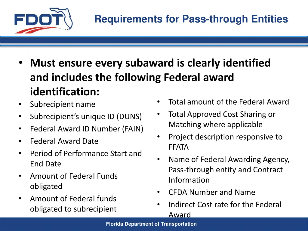 requirements for pass through entities