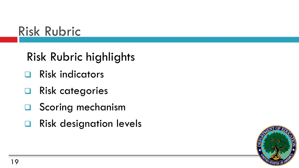 risk rubric