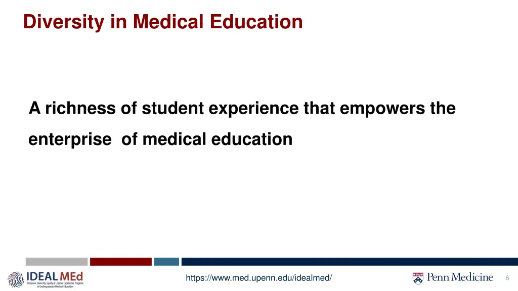 diversity in medical education