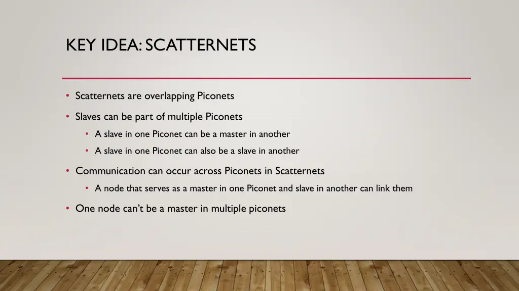 key idea scatternets