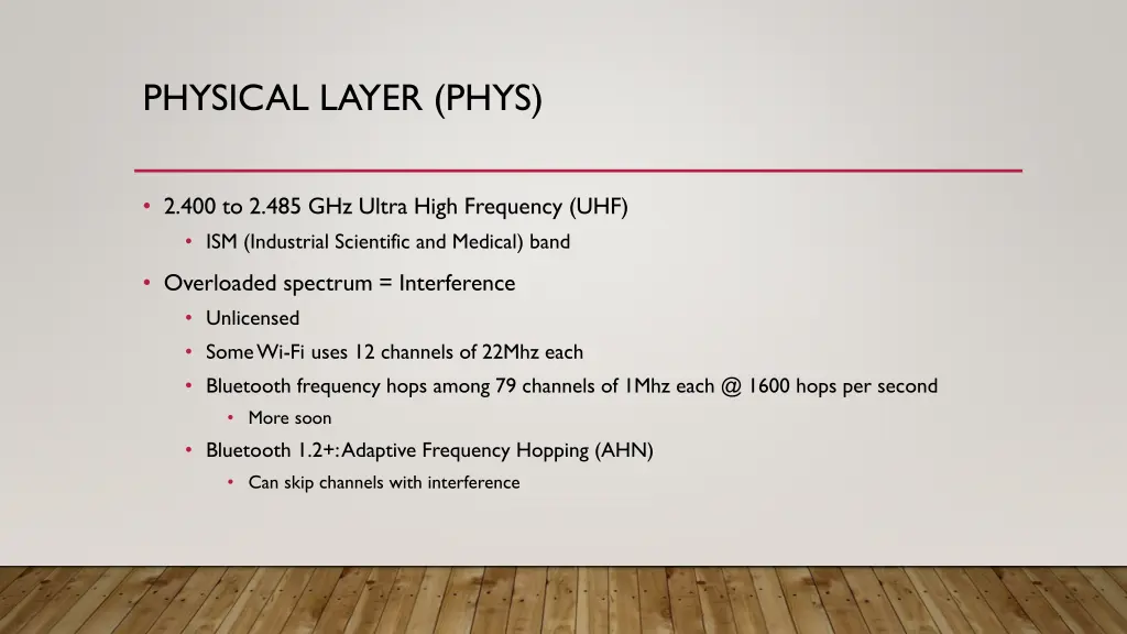 physical layer phys