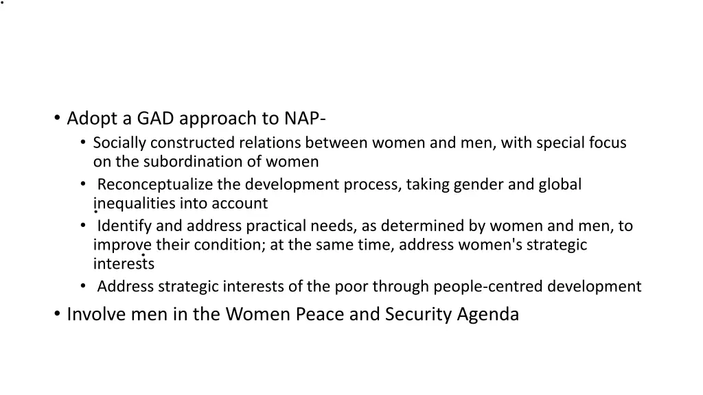 adopt a gad approach to nap socially constructed