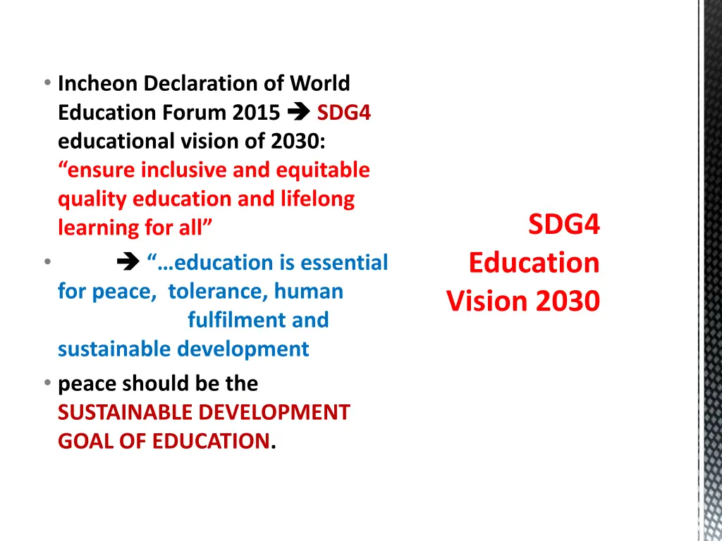 incheon declaration of world education forum 2015