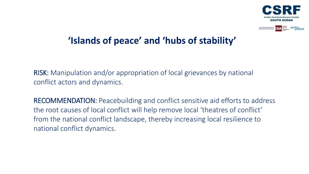 islands of peace and hubs of stability 1