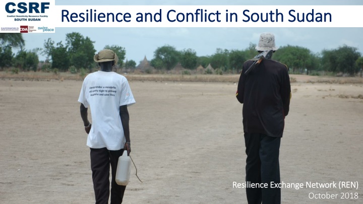 resilience and conflict in south sudan resilience