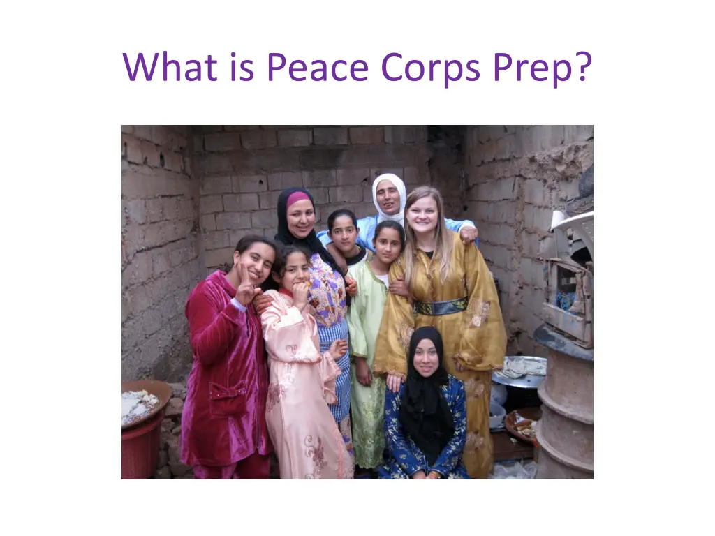 what is peace corps prep