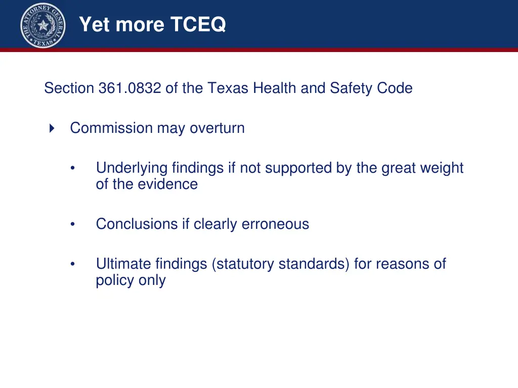 yet more tceq