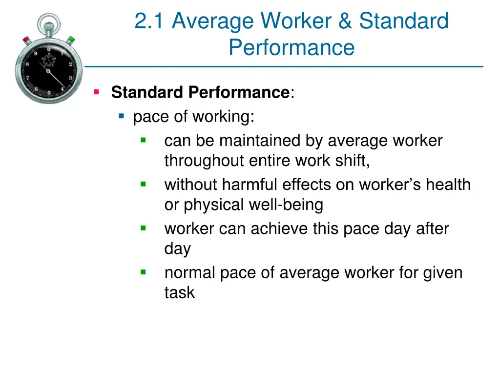 2 1 average worker standard performance 1