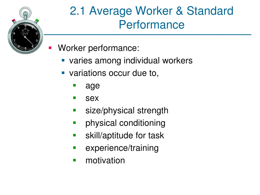 2 1 average worker standard performance 3