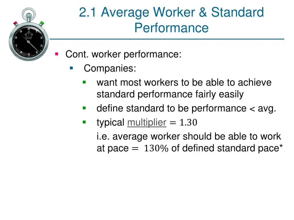 2 1 average worker standard performance 6