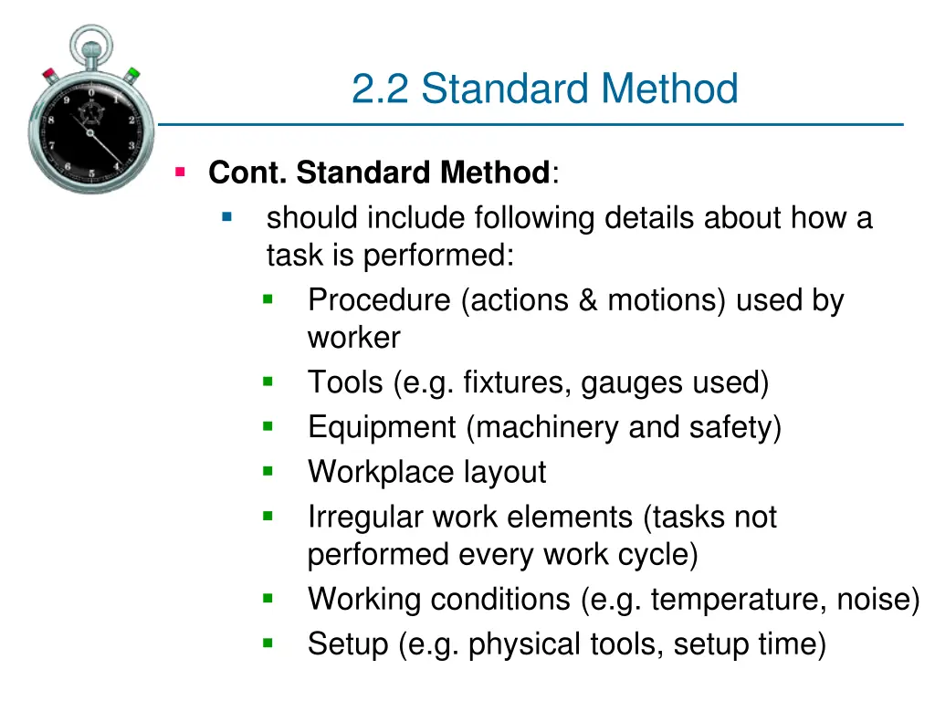 2 2 standard method 1