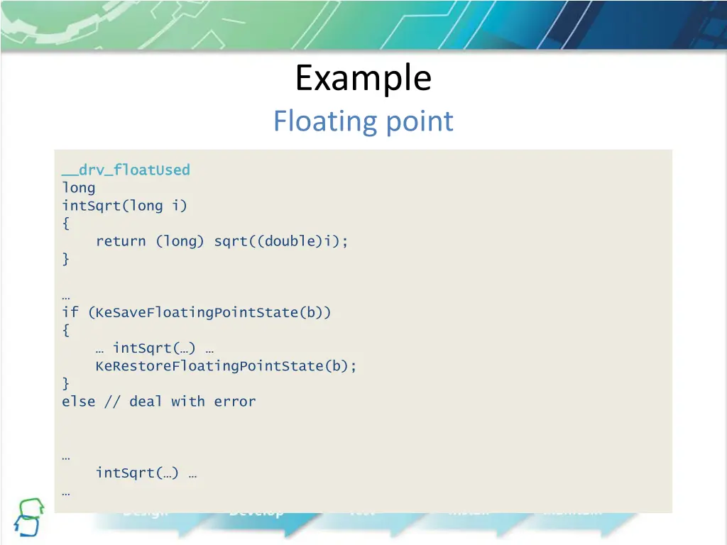 example floating point 2