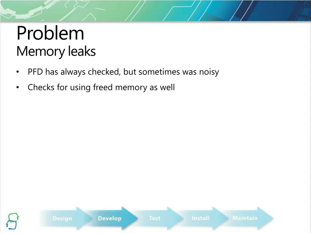 problem memory leaks