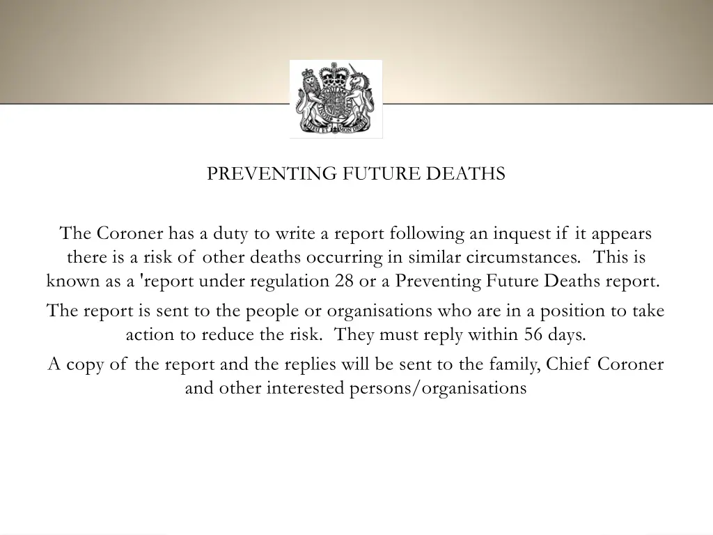 preventing future deaths