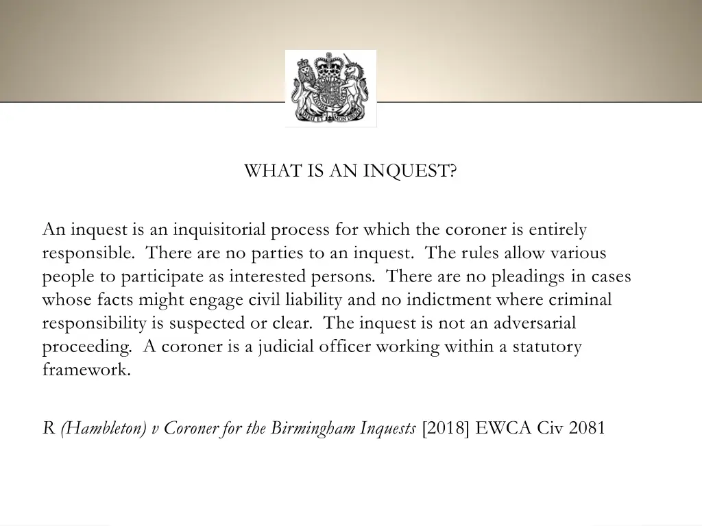 what is an inquest