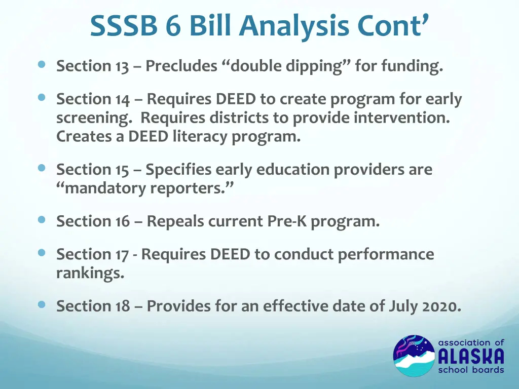 sssb 6 bill analysis cont 2