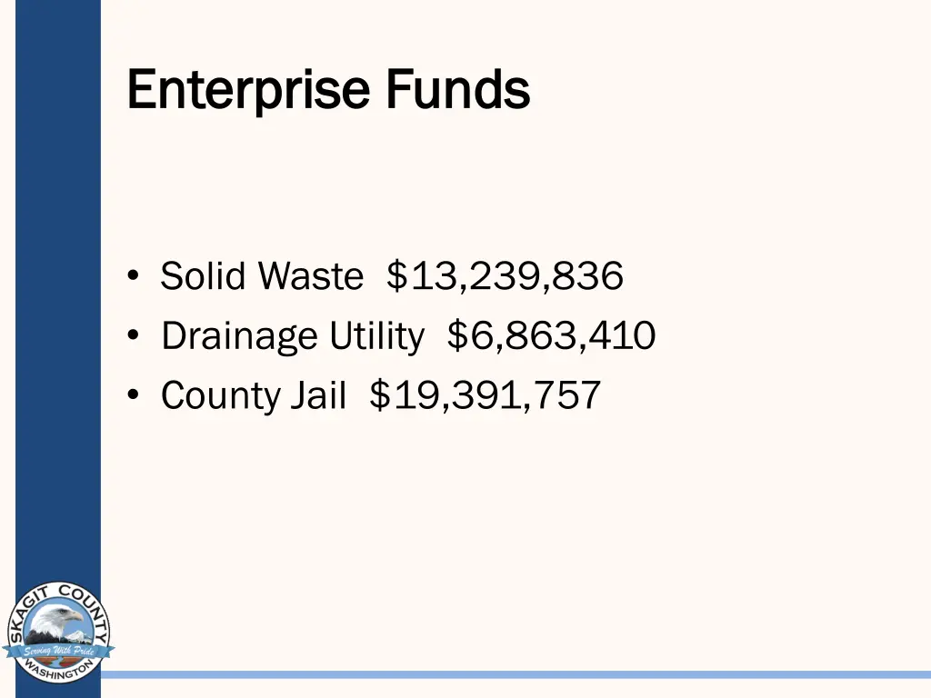 enterprise funds enterprise funds