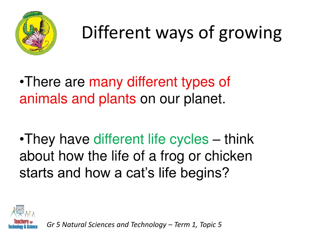 different ways of growing