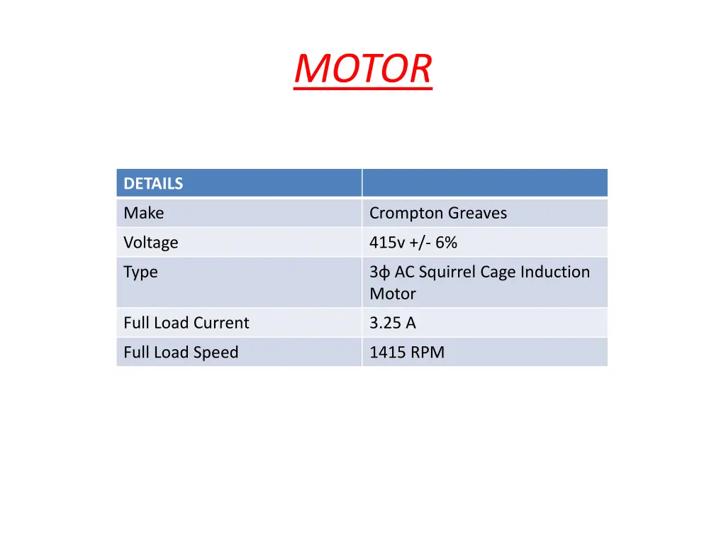 motor