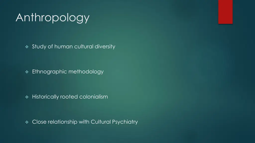 anthropology