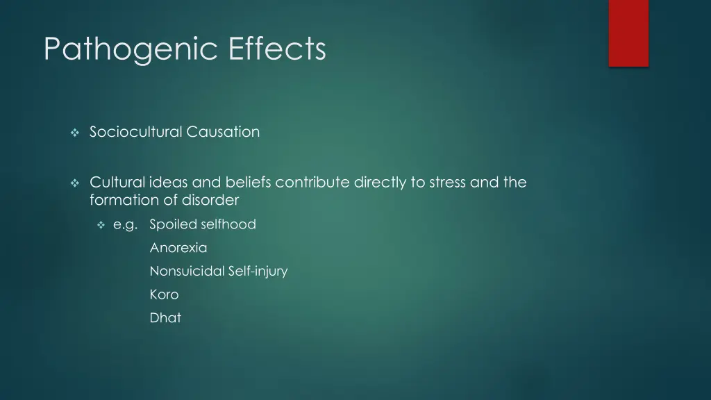 pathogenic effects