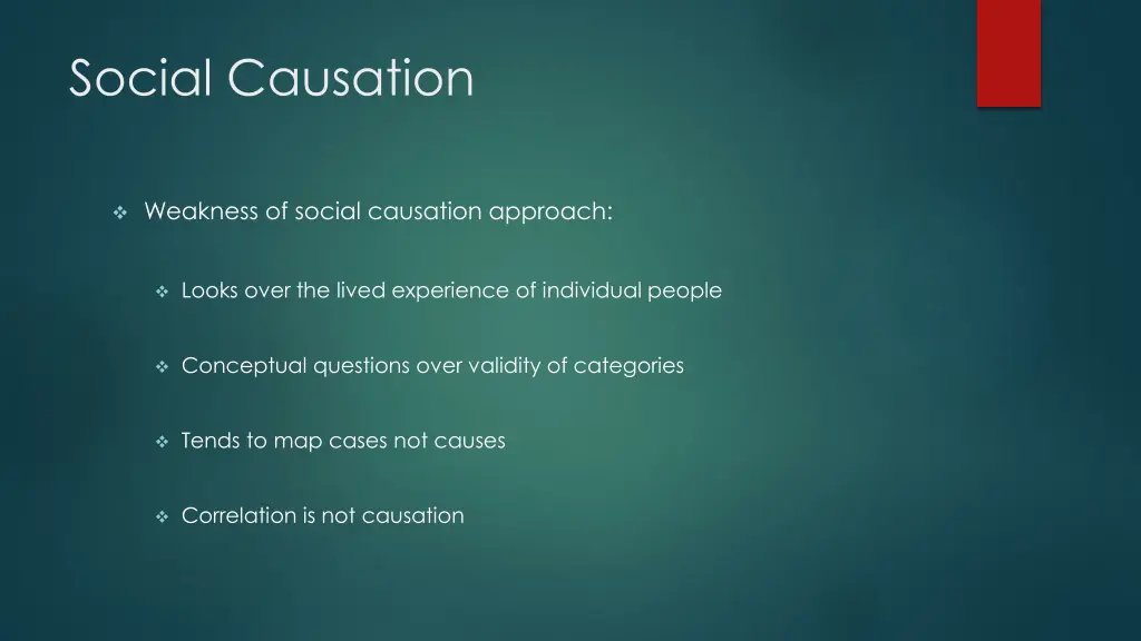 social causation 1