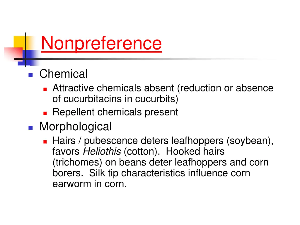 nonpreference