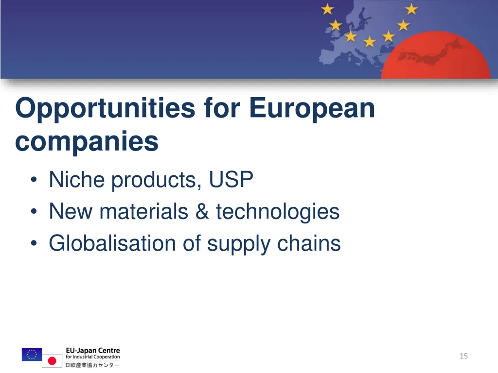 opportunities for european companies niche