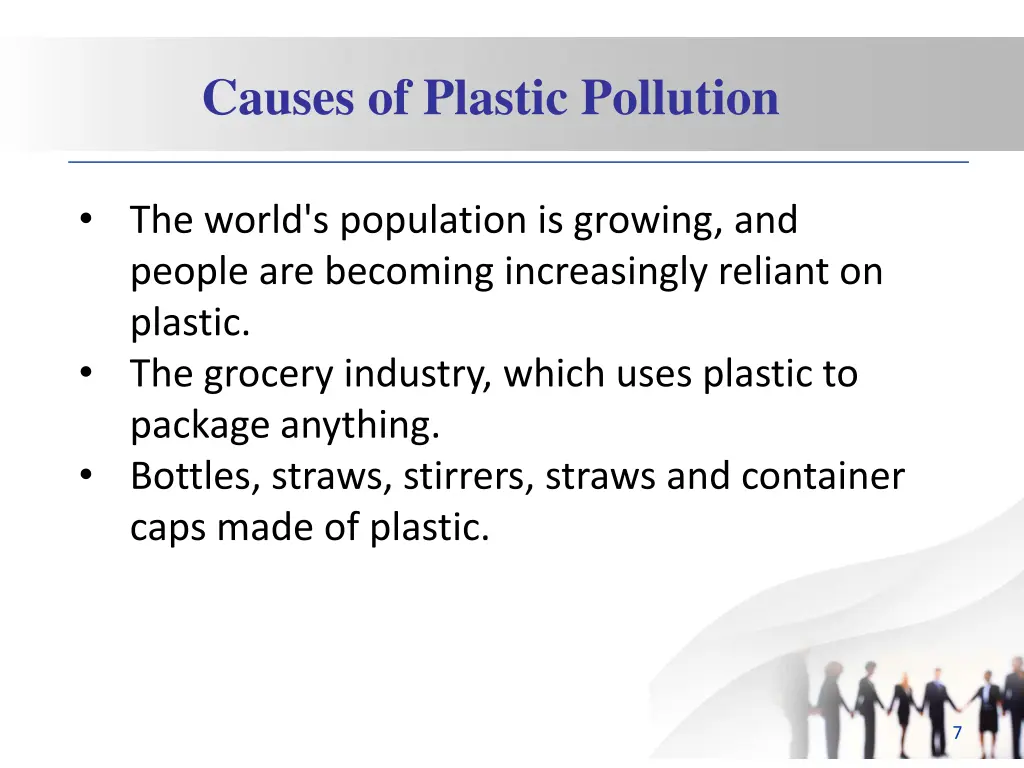 causes of plastic pollution 1