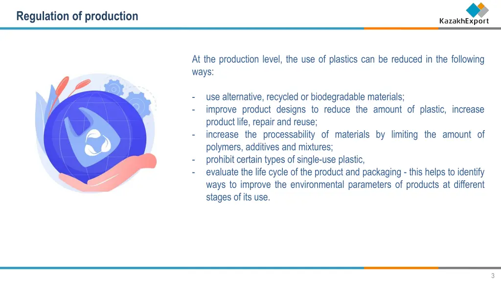 regulation of production