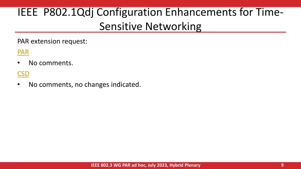 ieee p802 1qdj configuration enhancements