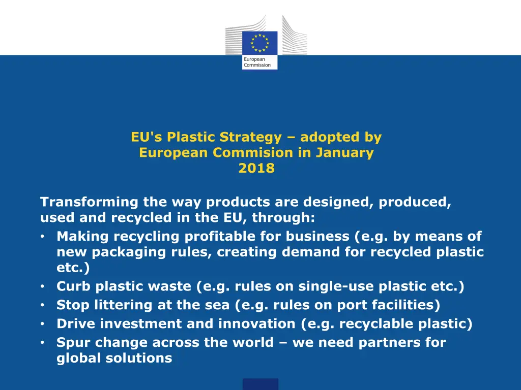 eu s plastic strategy adopted by european