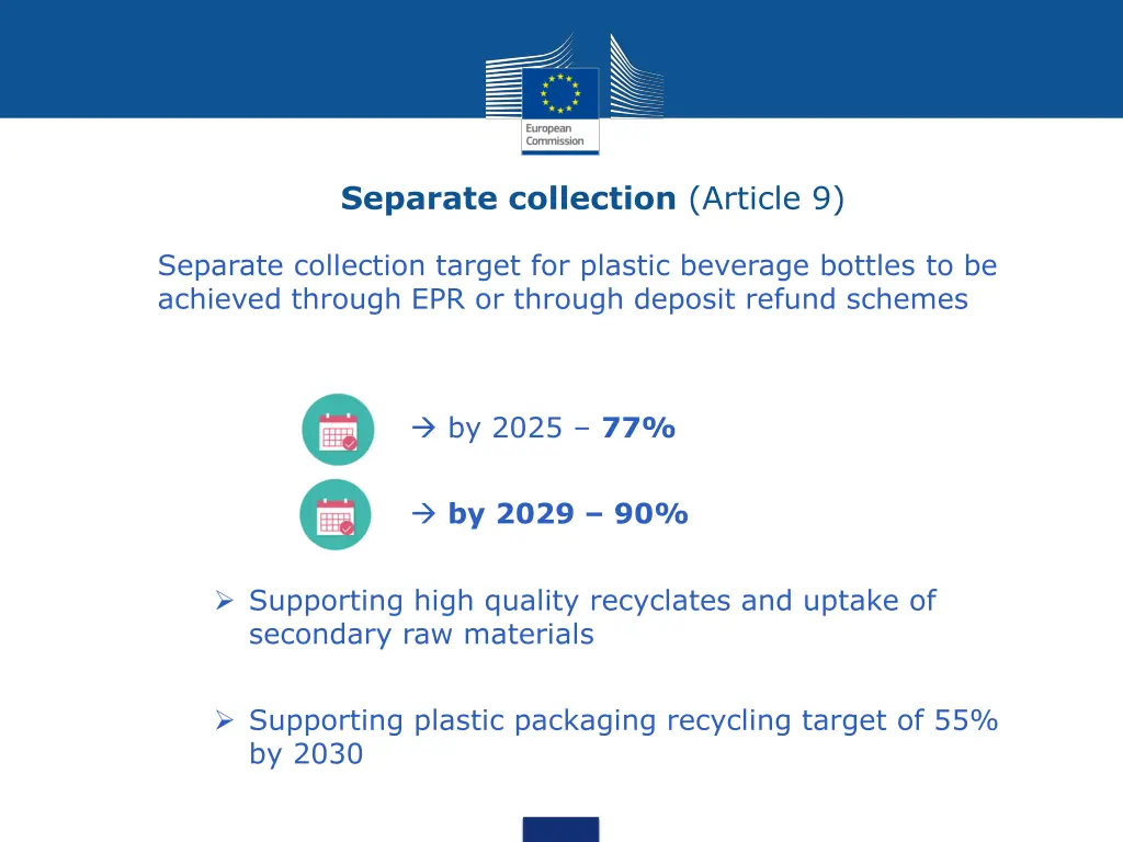 separate collection article 9