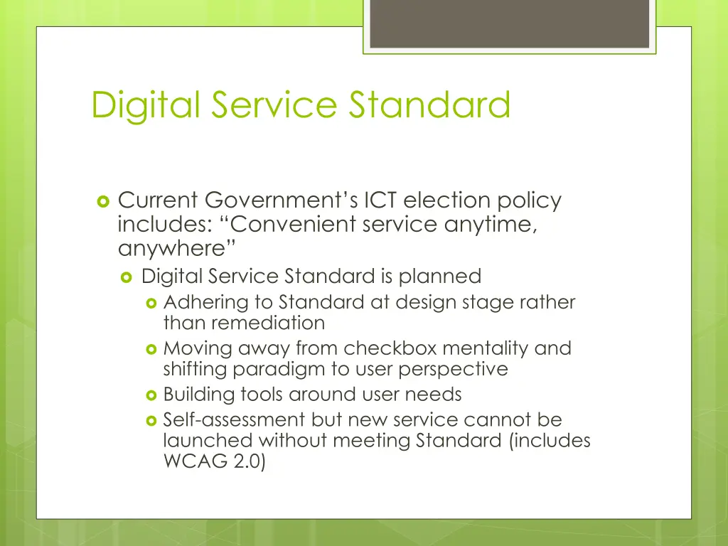 digital service standard