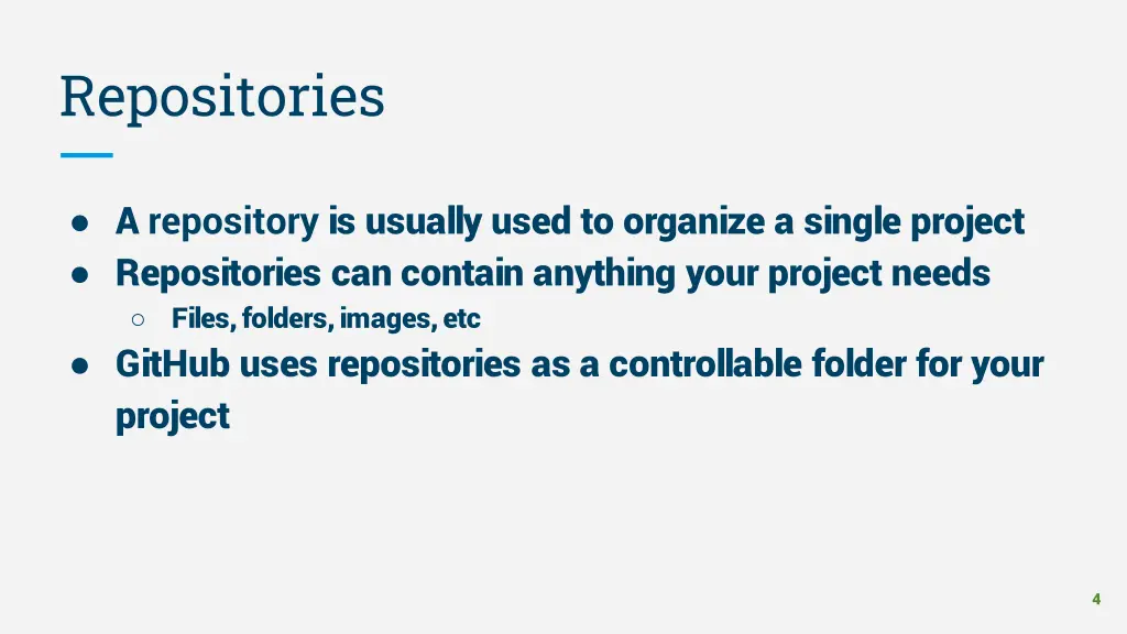 repositories